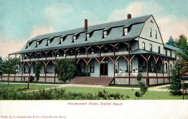 Gratiot Inn (Windemere Hotel) - Vintage Postcard (newer photo)